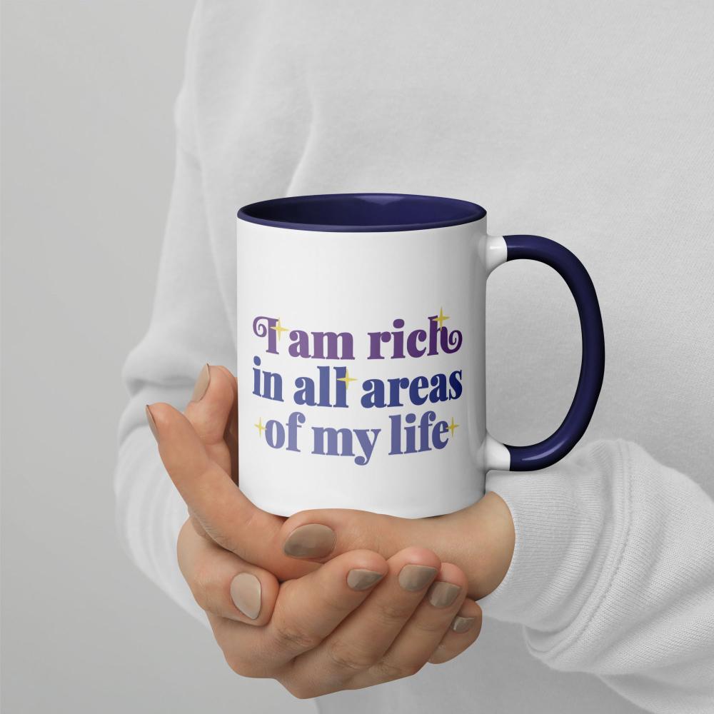 I Am Rich In All Areas Of My Life Mug - https://ascensionemporium.net